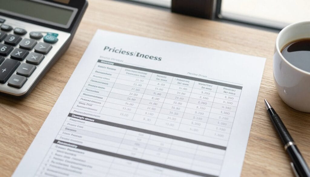 Photography pricing calculation worksheet with expenses and revenue projections Photography pricing calculation worksheet with expenses and revenue projections
