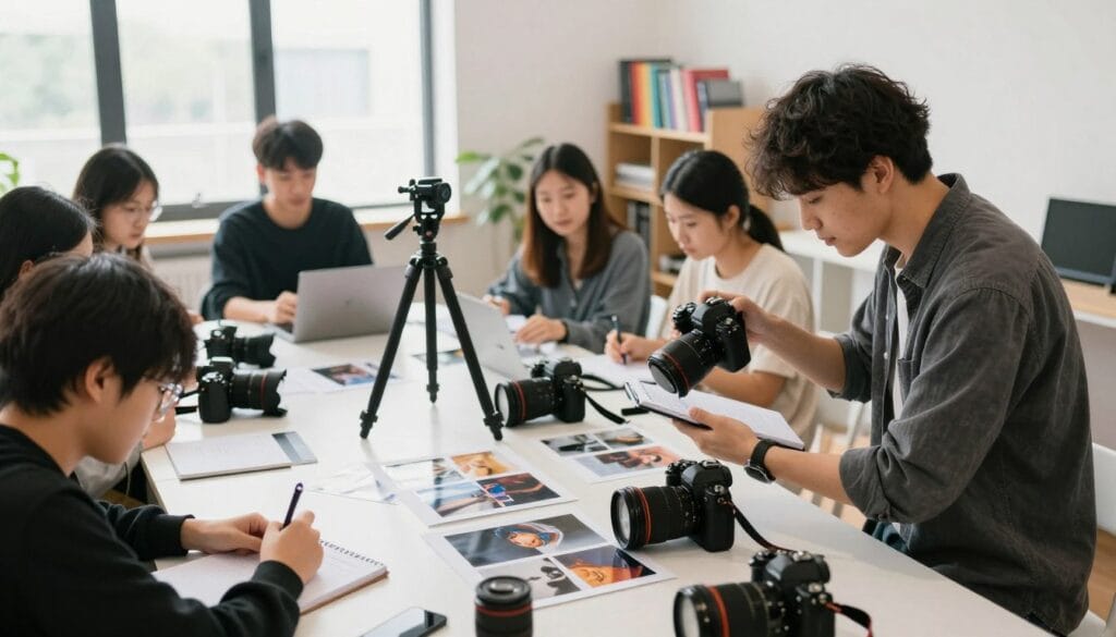 Learning from experts in photography Learning from experts in photography