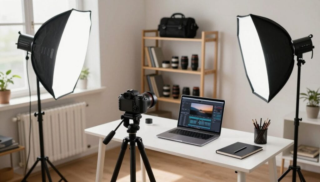 essential equipment for home photography studio