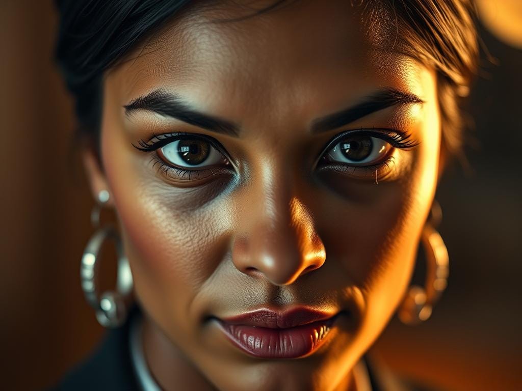 sharp eyes in portraits